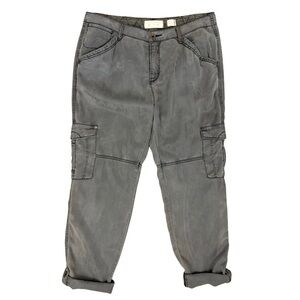 Anthropologie Hei Hei Cargo Pants Size‎ 29 Lyocell Gray Lagenlook Boho Utility